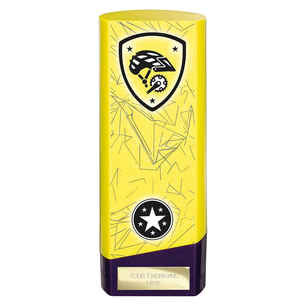 Prime Heavyweight Cycling Yellow & Purple 190mm