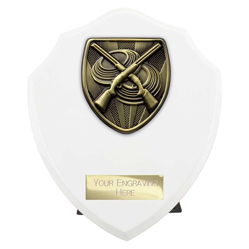 Cobra Shield Clay Pigeon Shooting Award Arctic White 150mm