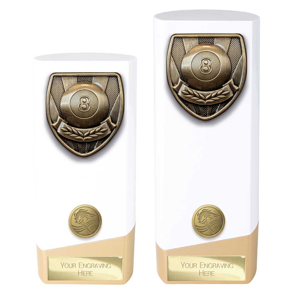 Prime Cobra Pool Award White & Gold 190mm