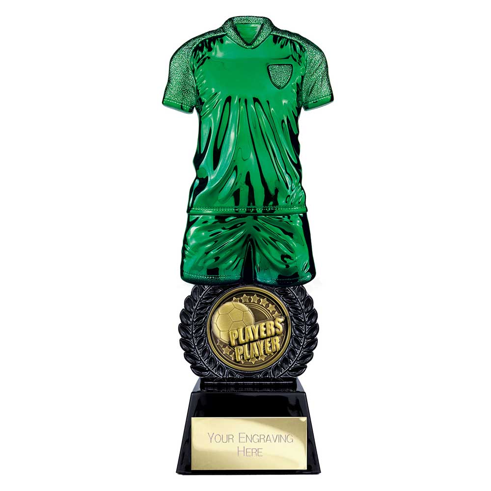Intensity Football Players Player Award Green & Carbon Black 260mm
