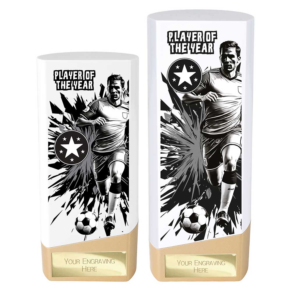 Prime Heavyweight Player of the year White & Gold 190mm