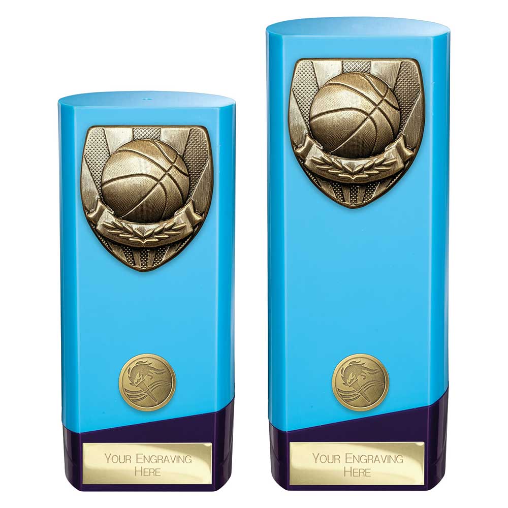 Prime Cobra Basketball Award Blue & Purple 190mm