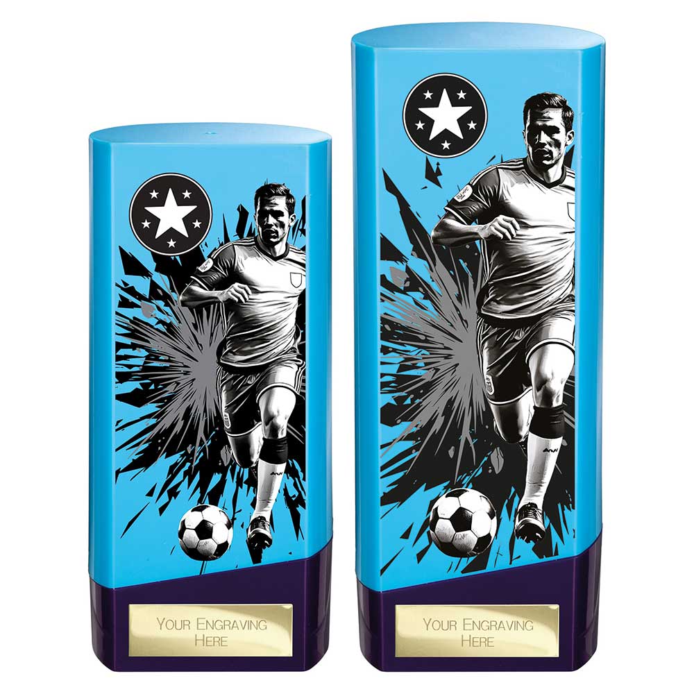 Prime Heavyweight Football Blue & Purple 190mm