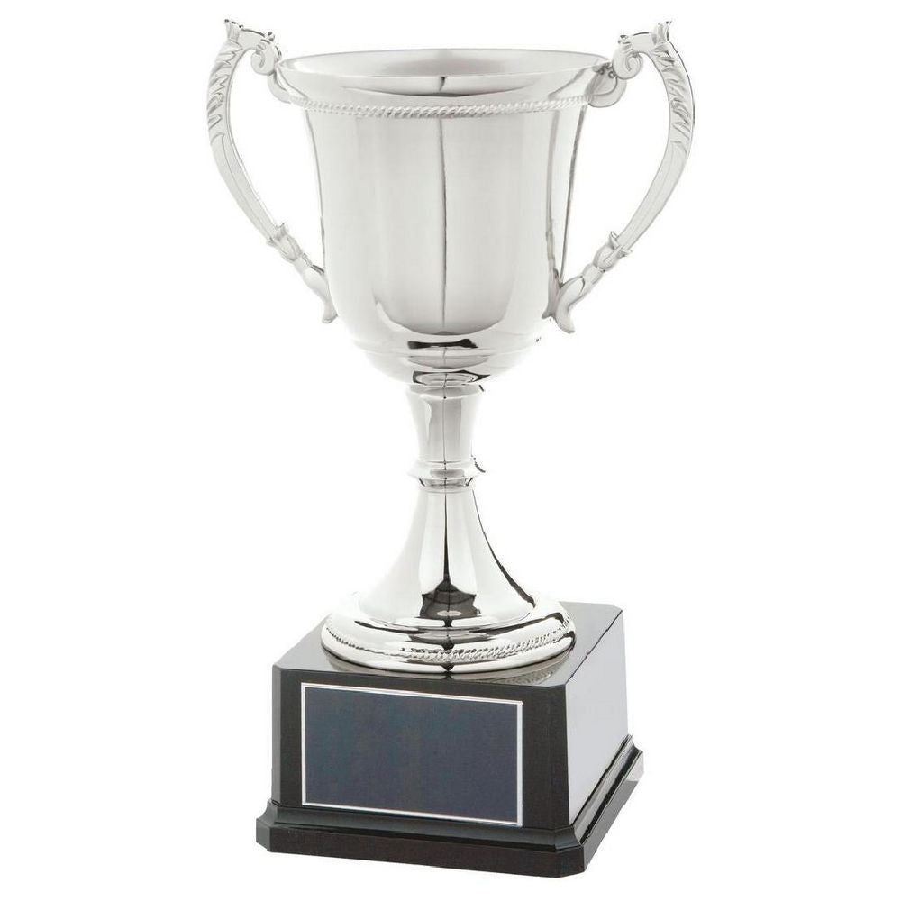 Nickel Plated Cup on Black Weighted Base 325mm