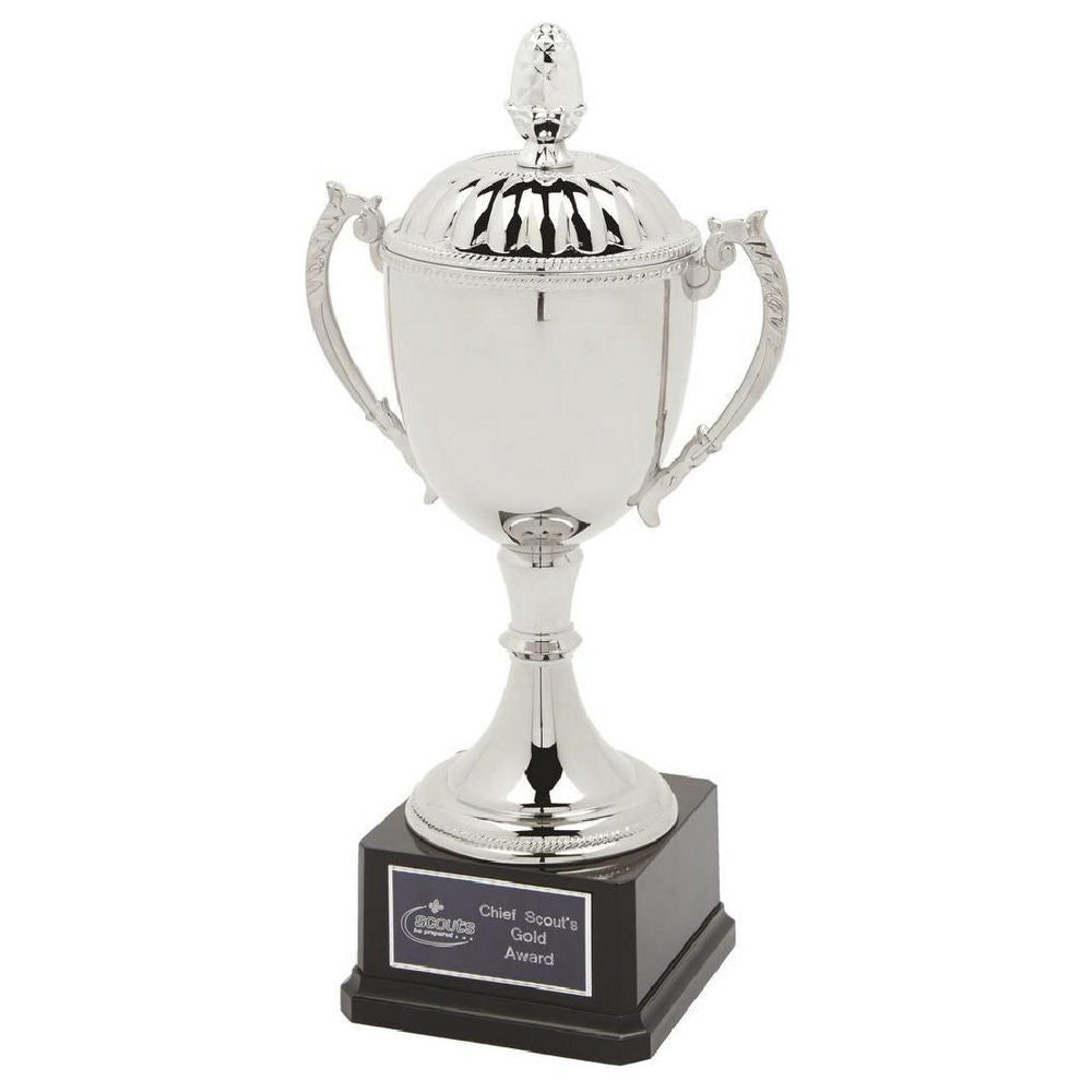 Classic Nickel Plated Cup with Lid 370mm