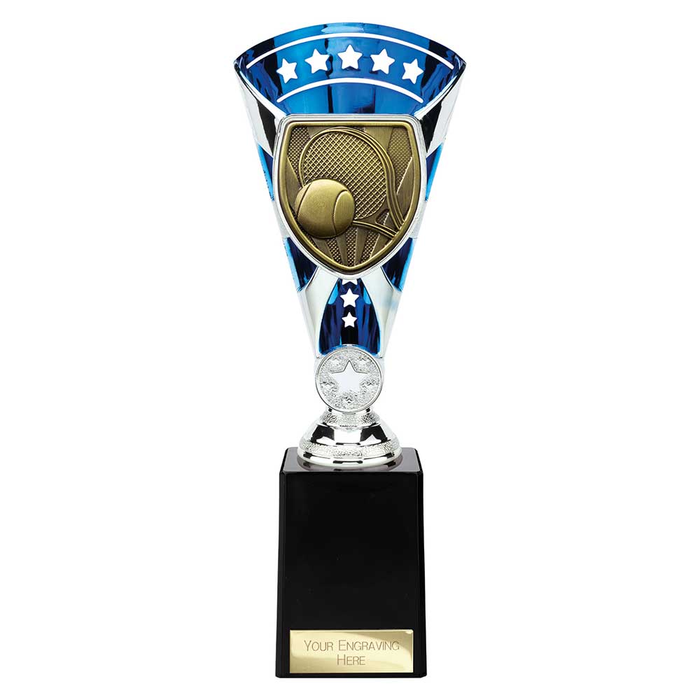 Cobra Star Cup Tennis Silver & Blue 255mm