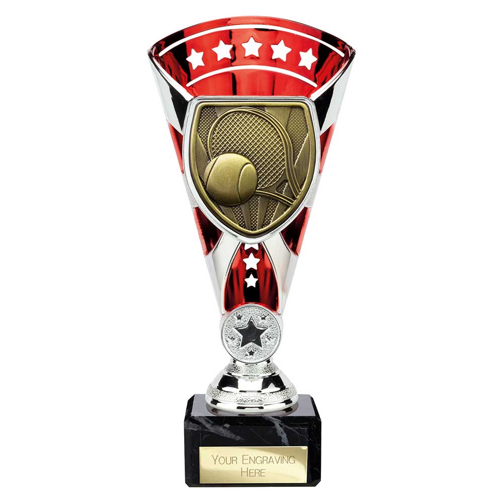 Cobra Star Cup Tennis Silver & Red 210mm