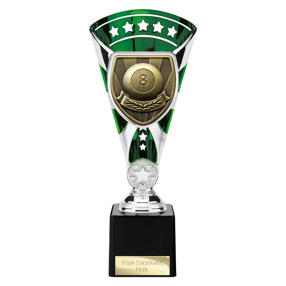 Cobra Star Cup Pool Silver & Green 230mm