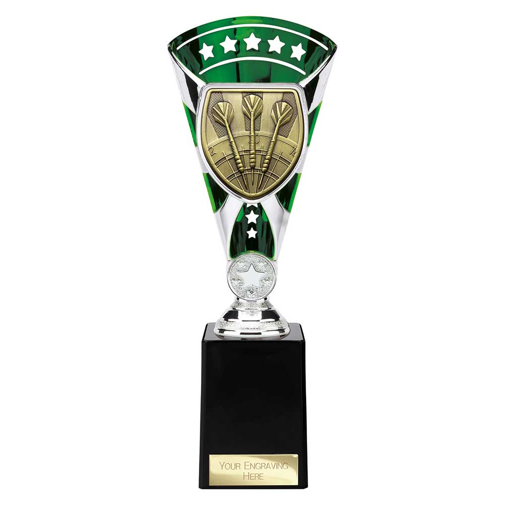 Cobra Star Cup Darts Silver & Green 255mm