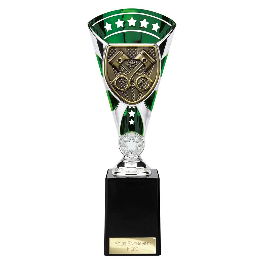Cobra Star Cup Motorsport Piston Silver & Green 255mm