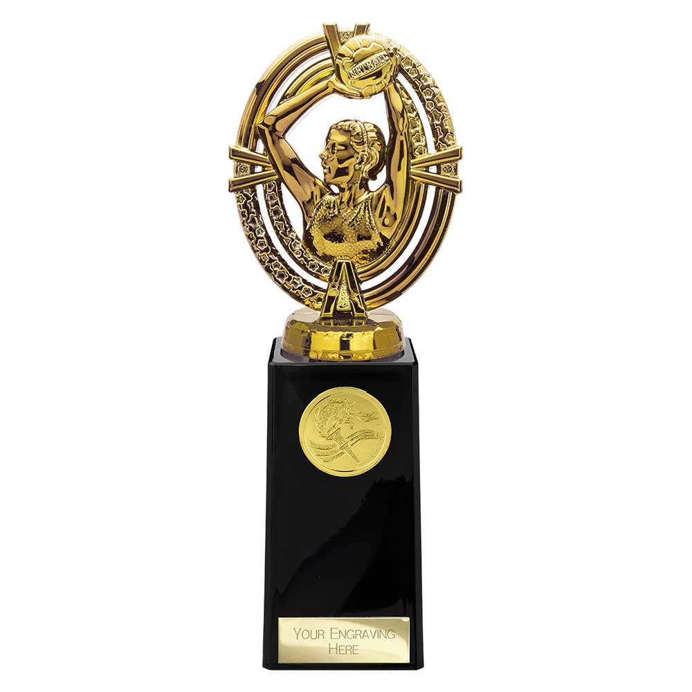 Maverick Legend Netball Award Fusion Gold 200mm