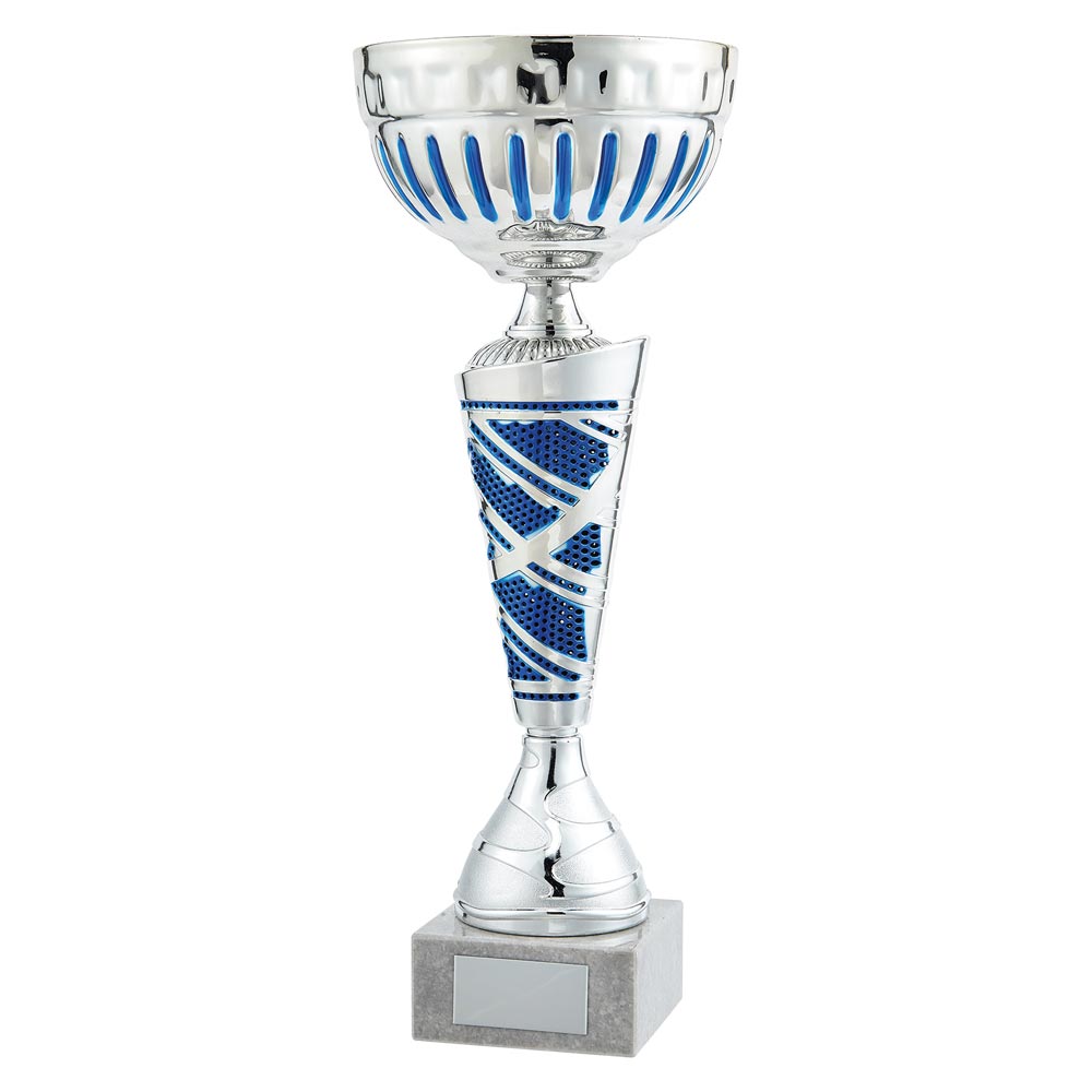 Charleston Cup Silver & Blue 360mm