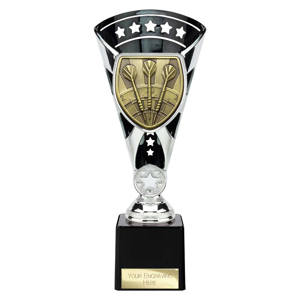 Cobra Star Cup Darts Silver & Black 230mm