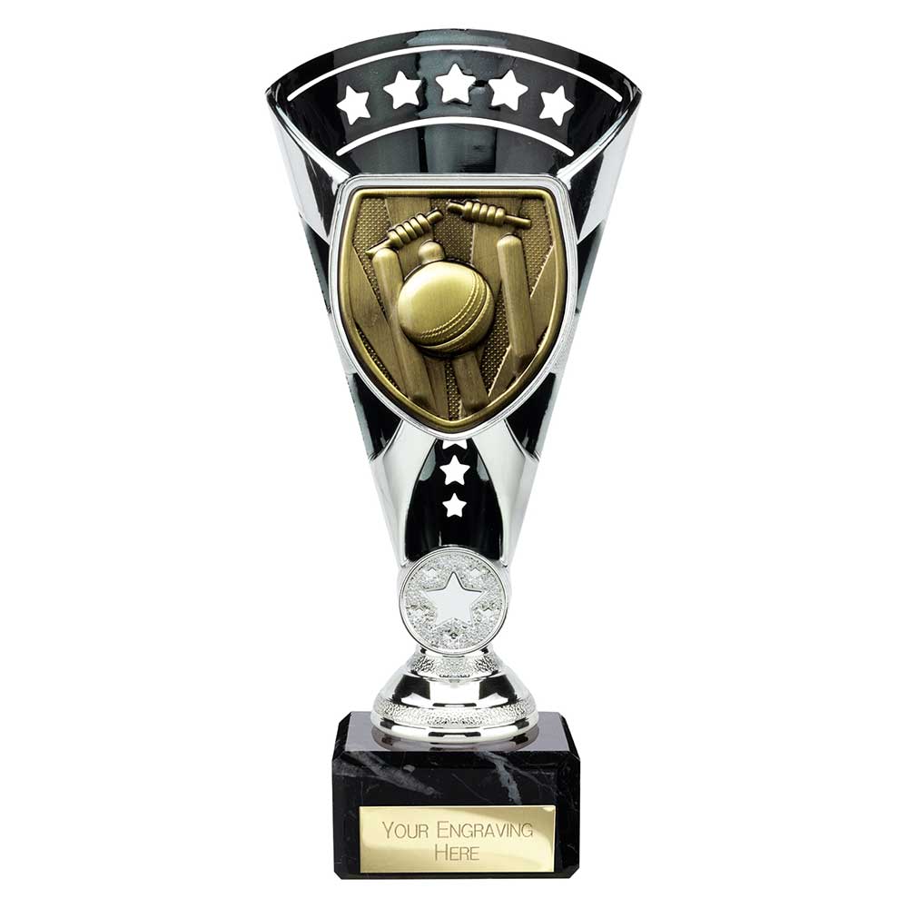 Cobra Star Cup Cricket Silver & Black 210mm