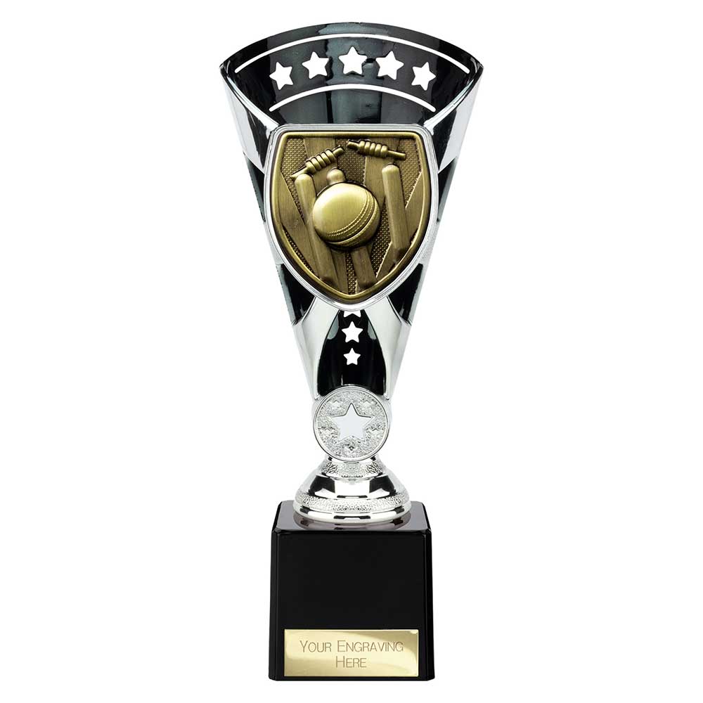 Cobra Star Cup Cricket Silver & Black 230mm