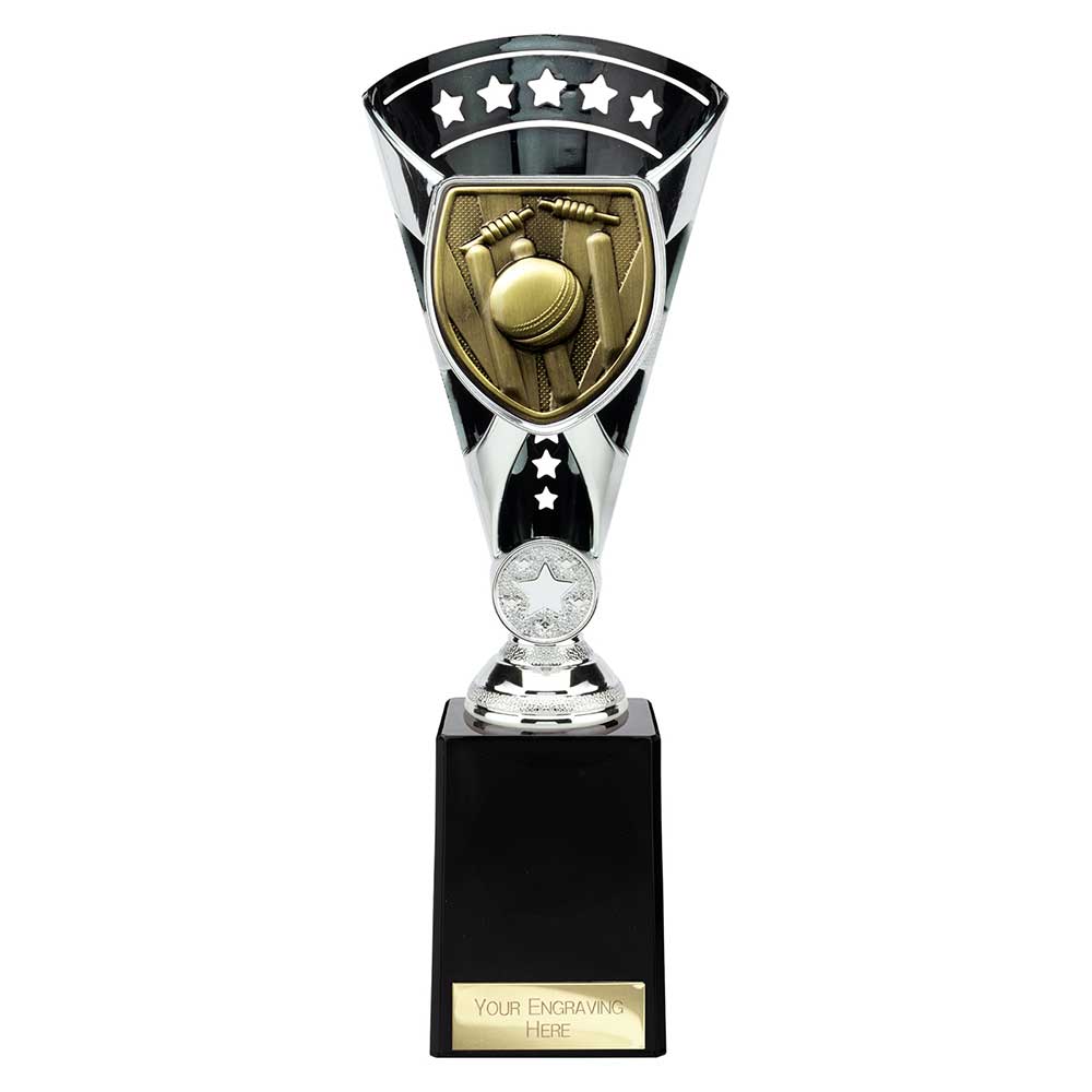 Cobra Star Cup Cricket Silver & Black 255mm