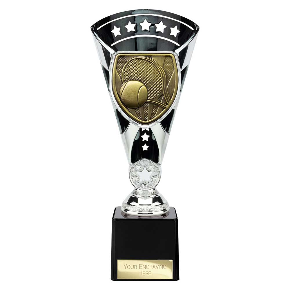 Cobra Star Cup Tennis Silver & Black 230mm
