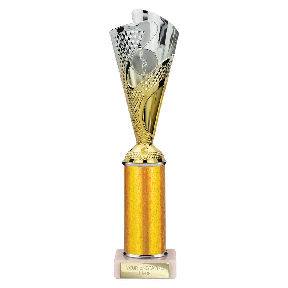 Rodeo Multisport Tube Trophy Silver & Gold 290mm
