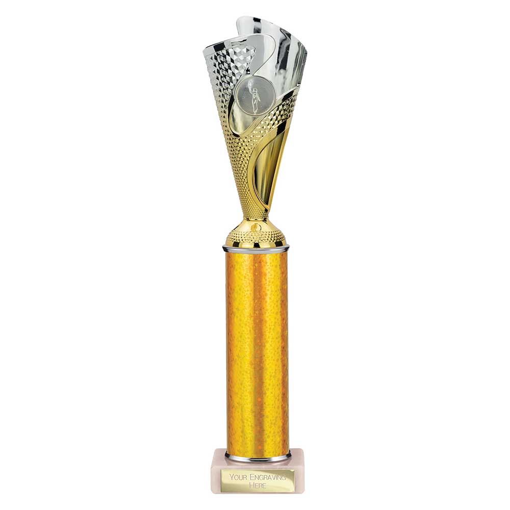 Rodeo Multisport Tube Trophy Silver & Gold 340mm