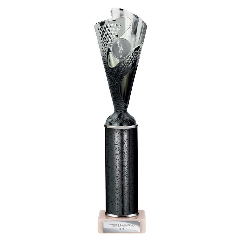 Rodeo Multisport Tube Trophy Silver & Black 315mm
