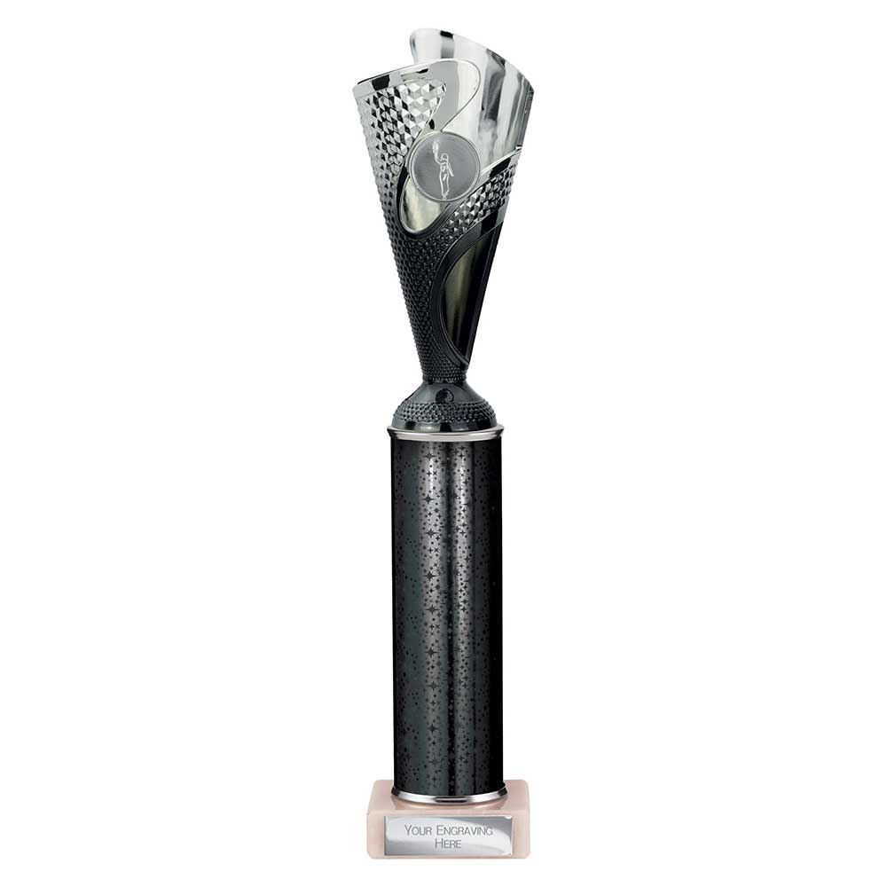 Rodeo Multisport Tube Trophy Silver & Black 340mm