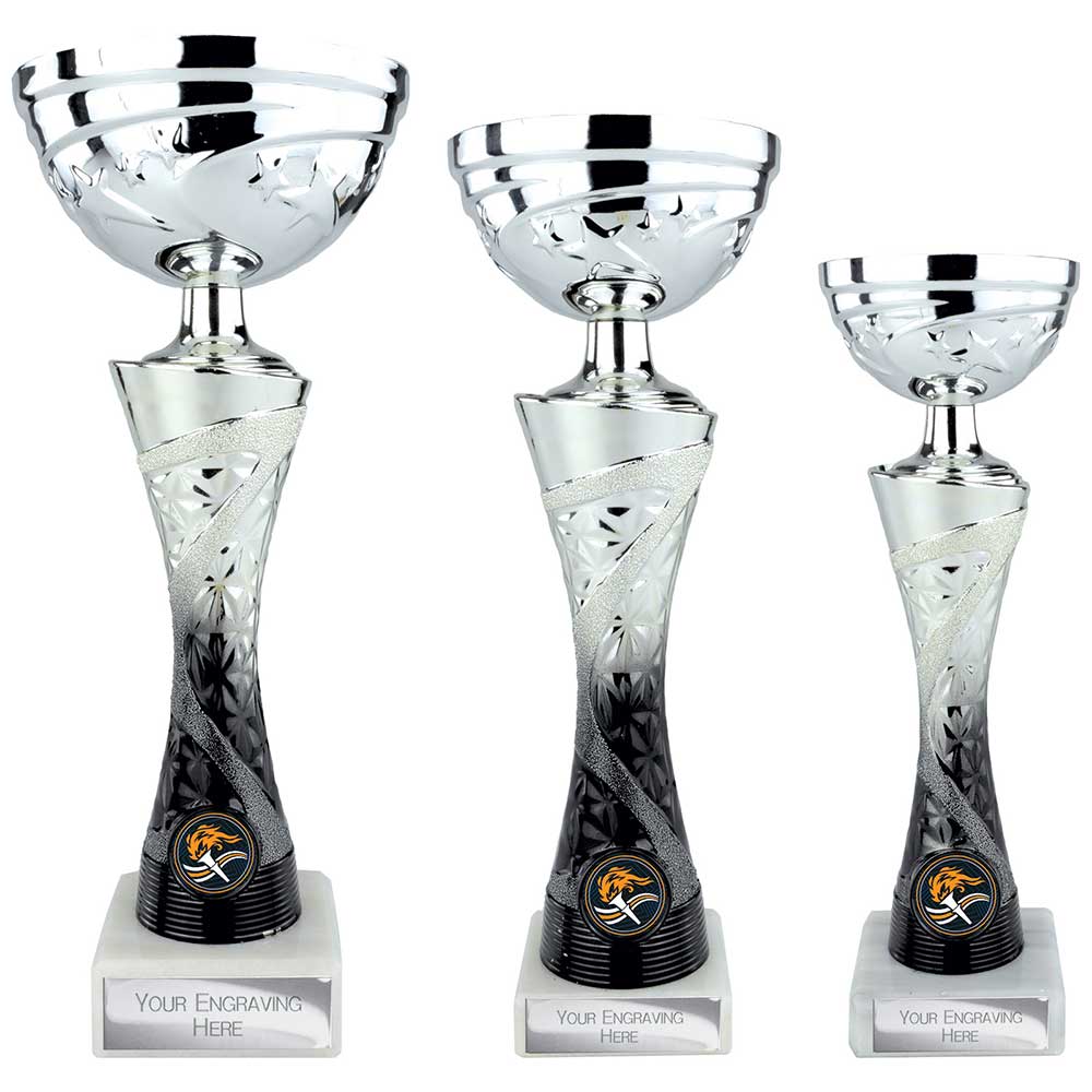 Vigour Trophy Silver & Black 240mm