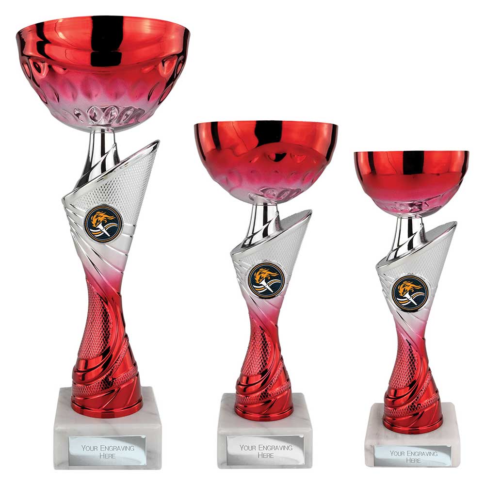 Sprite Trophy Red & Silver 215mm