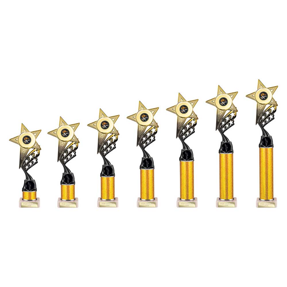 Innov8 Multisport Tube Trophy Gold & Black 325mm