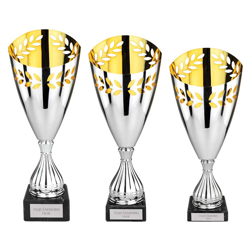 Maximus Laser Trophy Silver & Gold 375mm