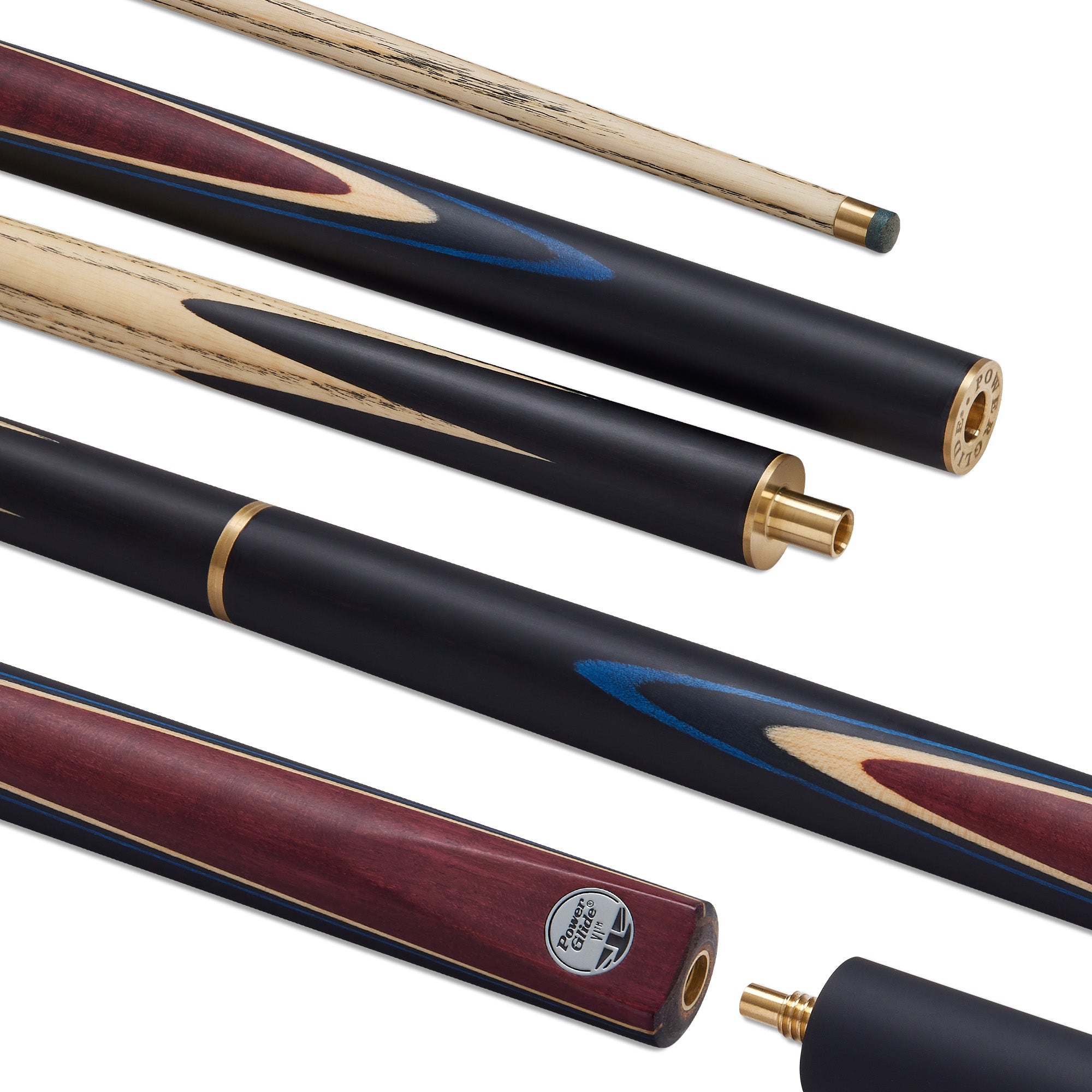 PowerGlide VI Ash Snooker Cue 3/4 Split