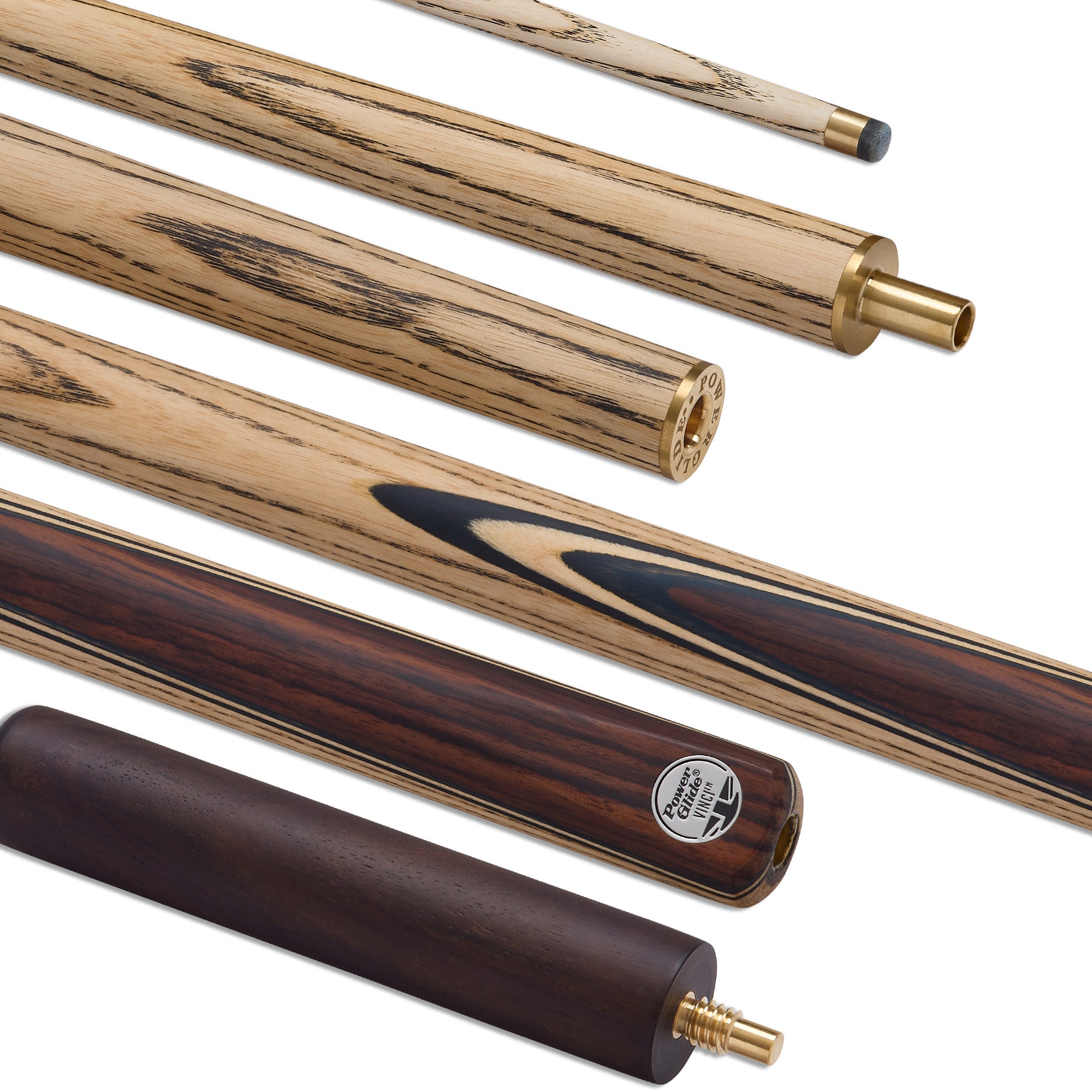 Powerglide Vinci Ash Snooker Cue 50/50 Split