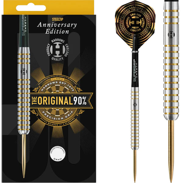 Harrows - Harrows The Original Darts - Steel Tip - 90% - Anniversary Edition - Gold Titanium