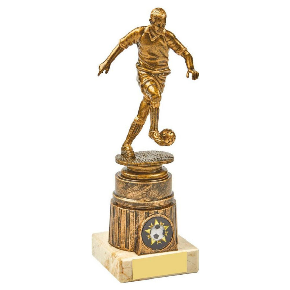 Antique Gold Male Footballer Award 200mm