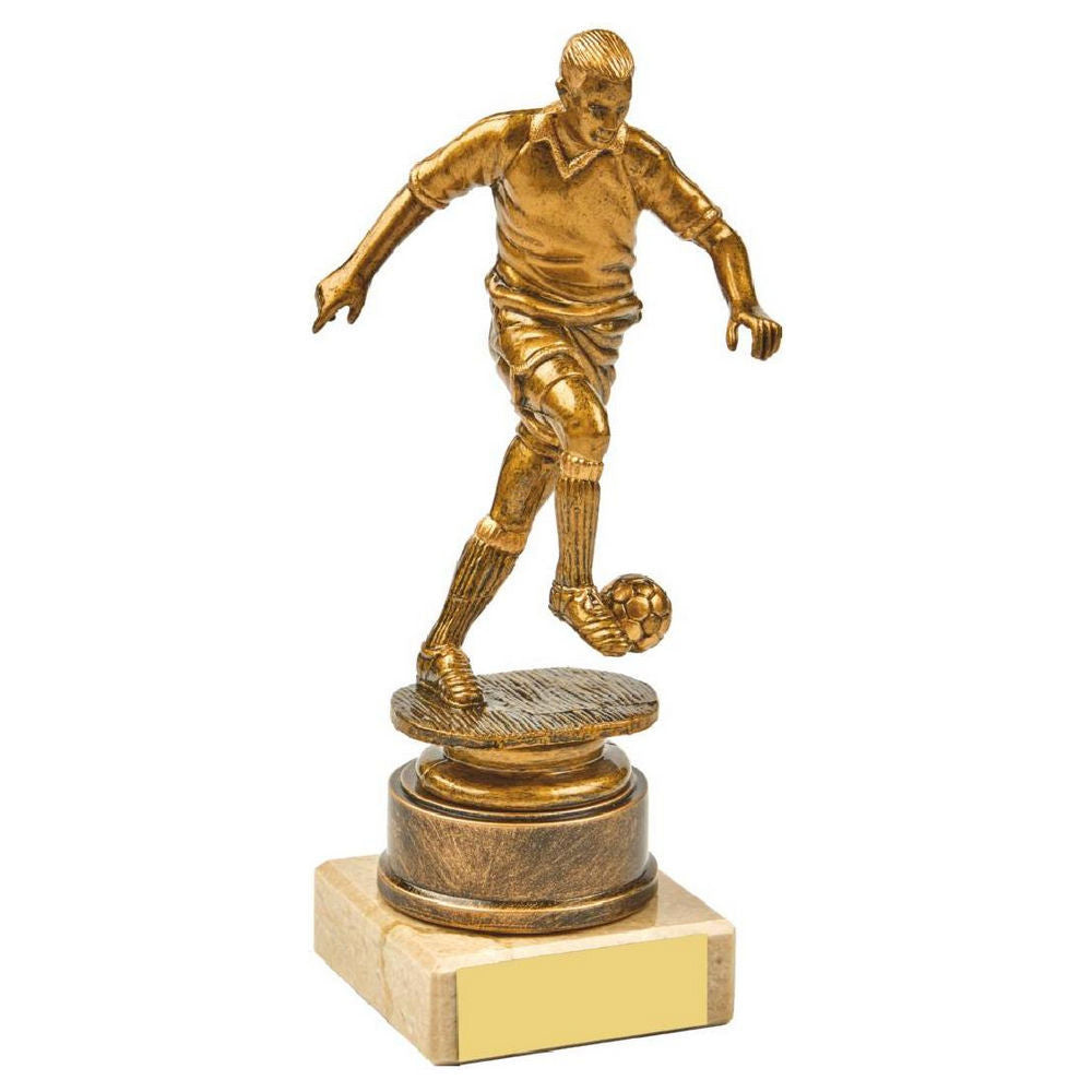 Antique Gold Male Footballer Award 165mm