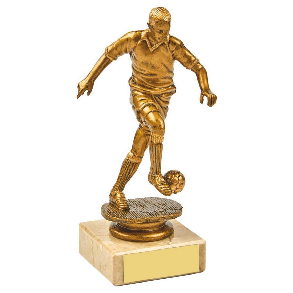 Antique Gold Male Footballer Award 145mm
