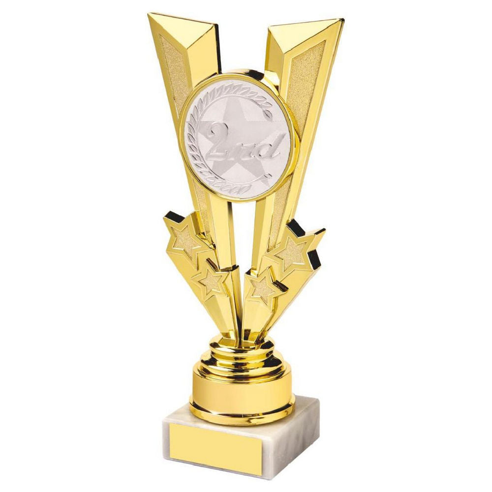 Gold 2nd Place Trophy 190mm