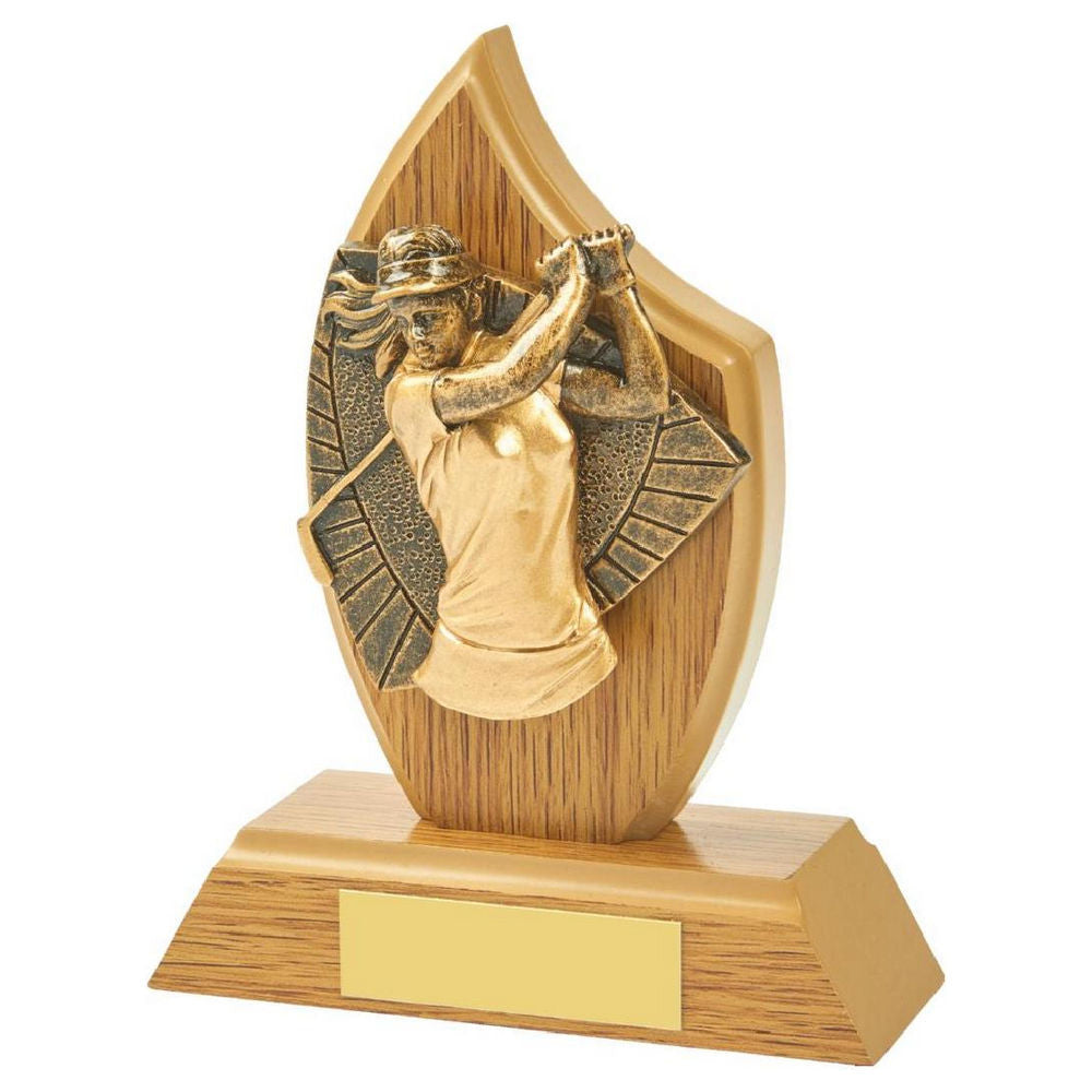 Wood Stand with Female Golf Resin Trim 140mm