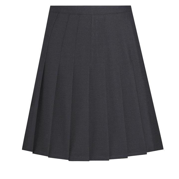 Girls Stitched Down Knife Pleat Skirt