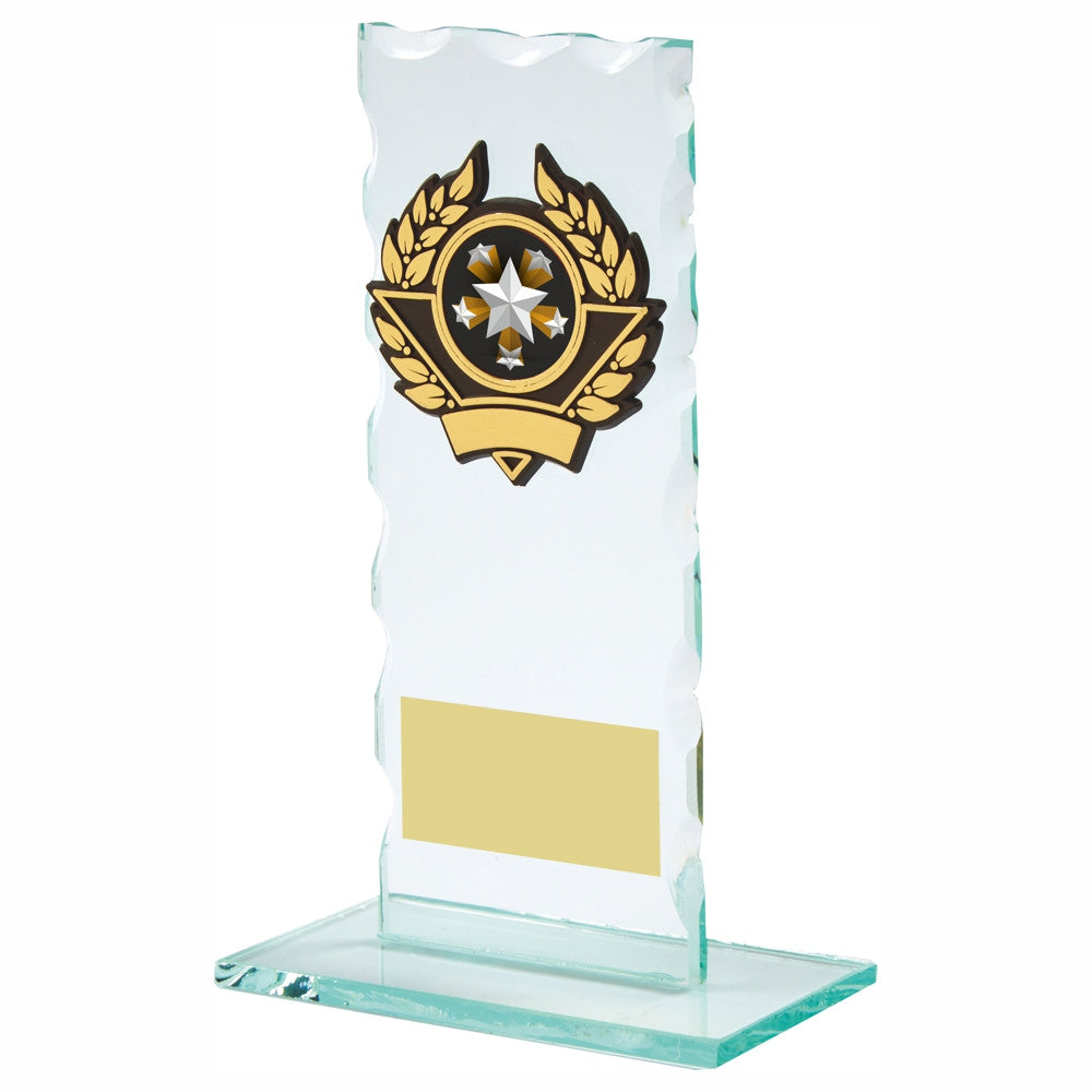 Jade Glass Award with Trim 205mm