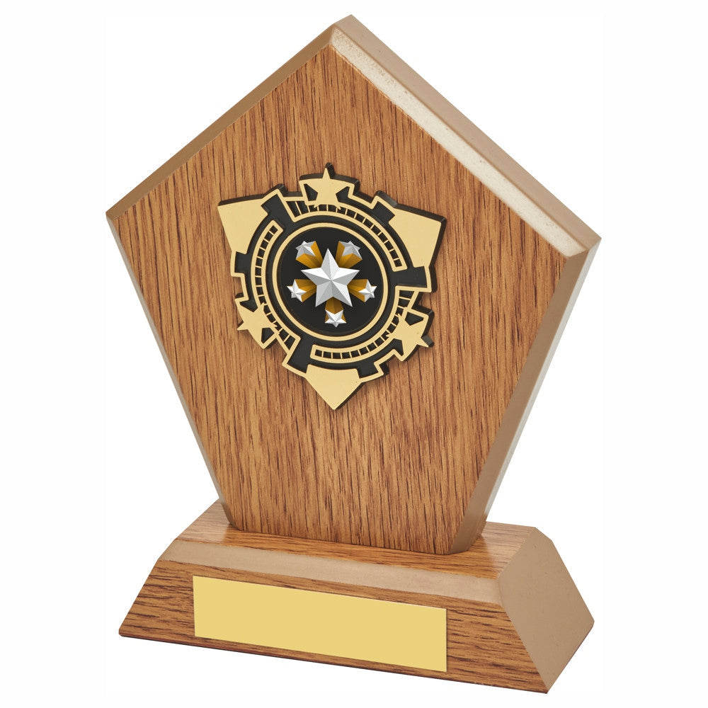 Light Oak Wood Stand Award 190mm