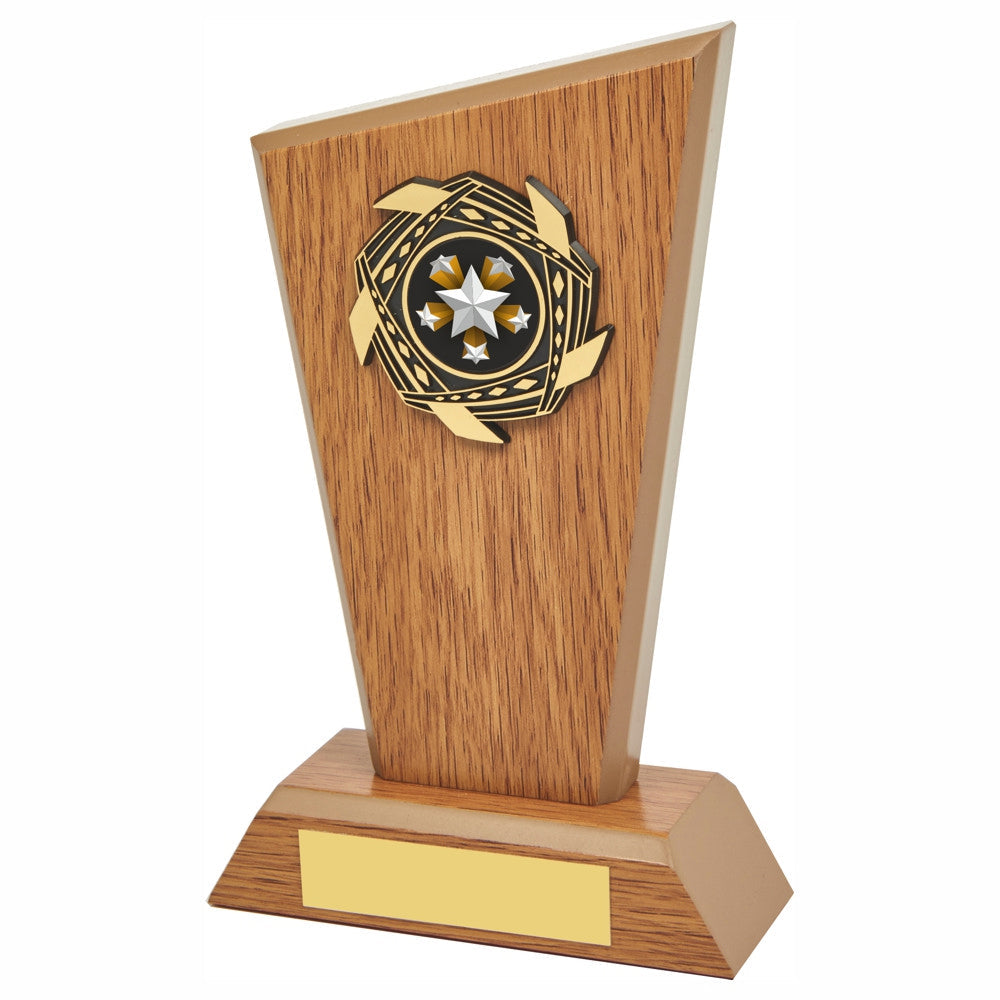 Light Oak Wood Stand Award 205mm