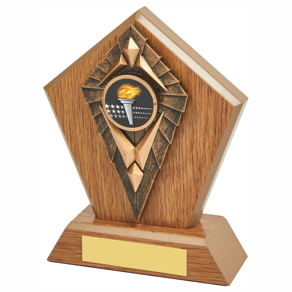 Wood Stand with Resin Trim 175mm