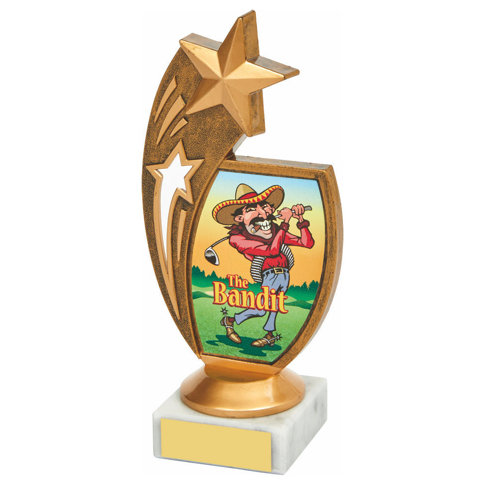 Antique Gold Star Awards - 'The Bandit' 170mm