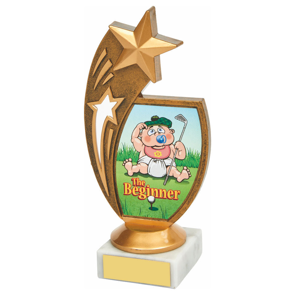 Antique Gold Star Awards - 'The Beginner' 170mm