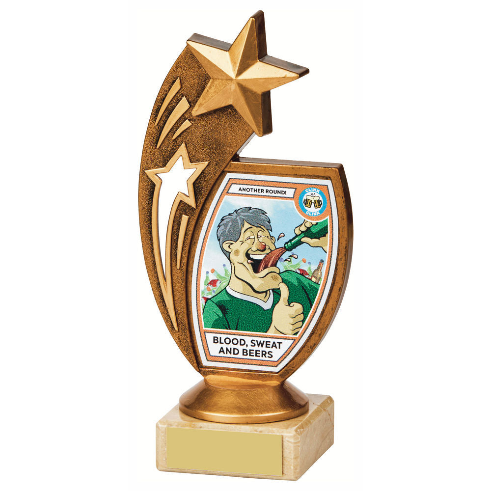 "Blood Sweat & Beers" Fun Award 170mm