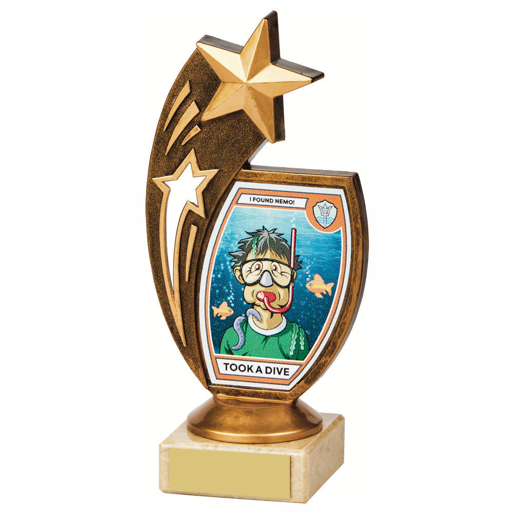 "Took a Dive" Fun Award 170mm