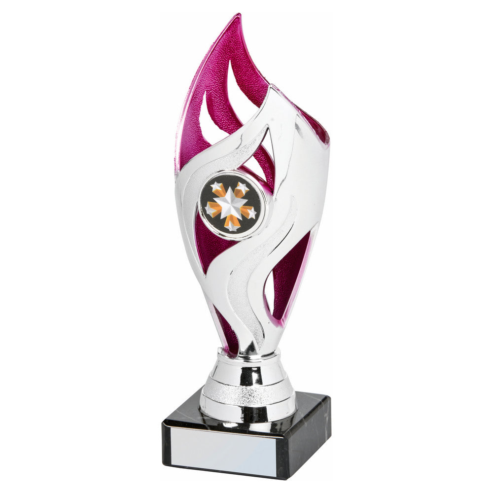 Silver Pink Tulip Sculpture Award 175mm