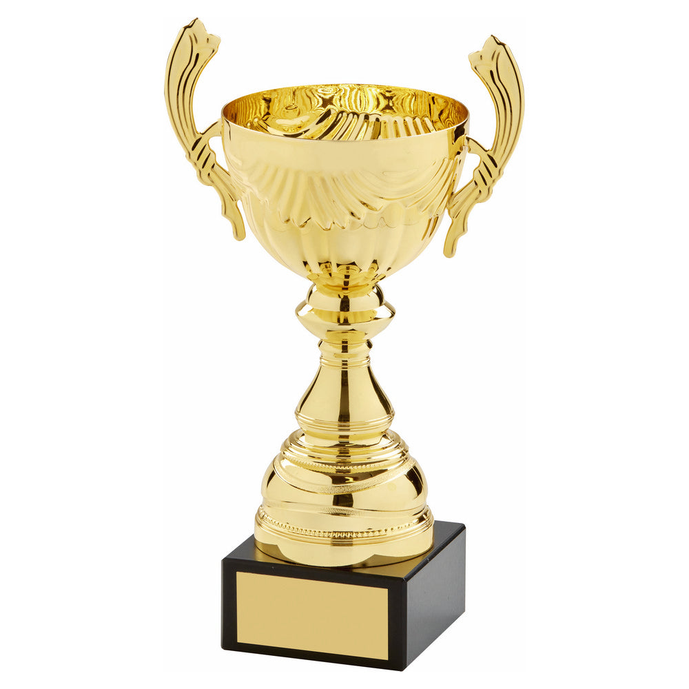 Gold Presentation Cup With Handles 340mm