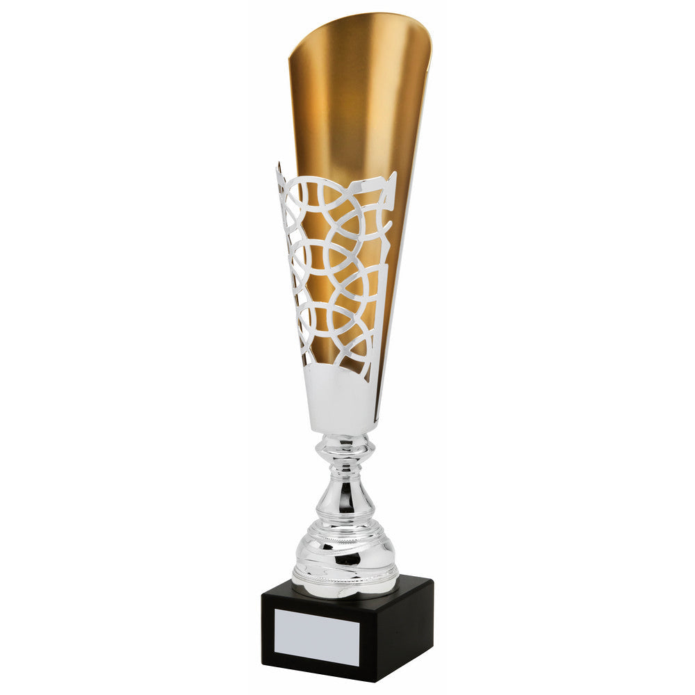 Silver and Gold Metal Sculpture 520mm