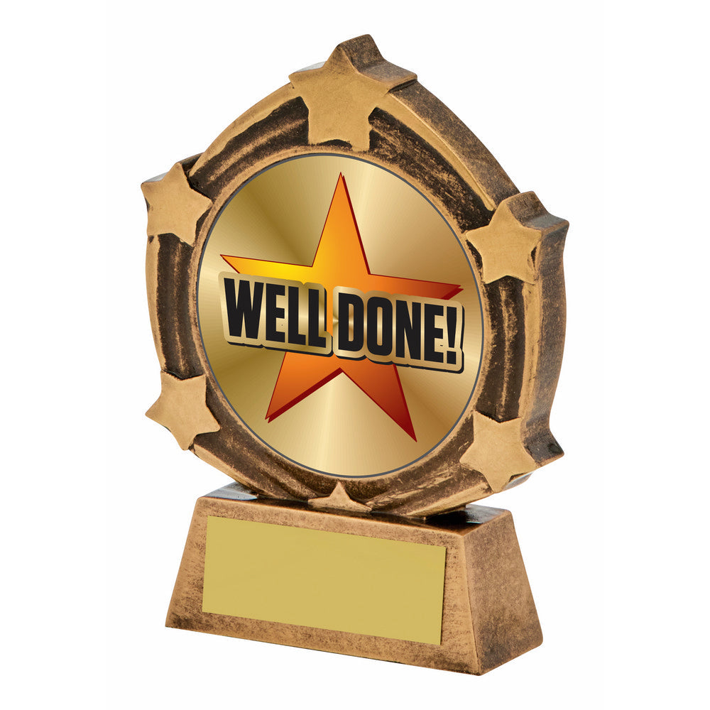 Resin "Well Done" Award 100mm